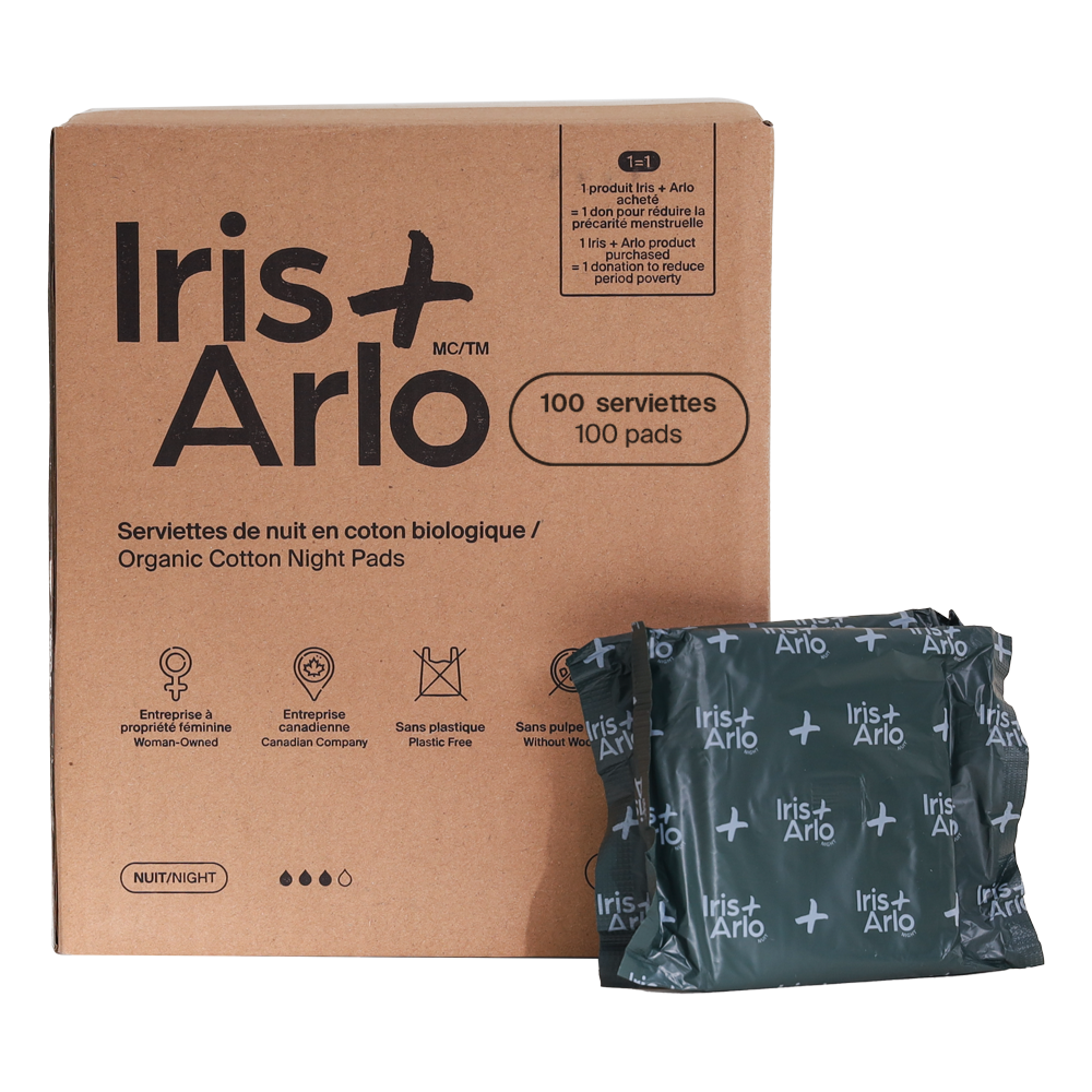 100% Organic Cotton Super Pads - Bulk (100)