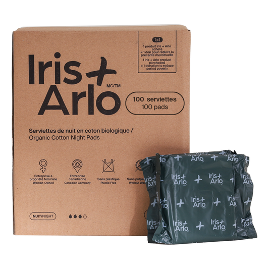 100% Organic Cotton Super Pads - Bulk (100)