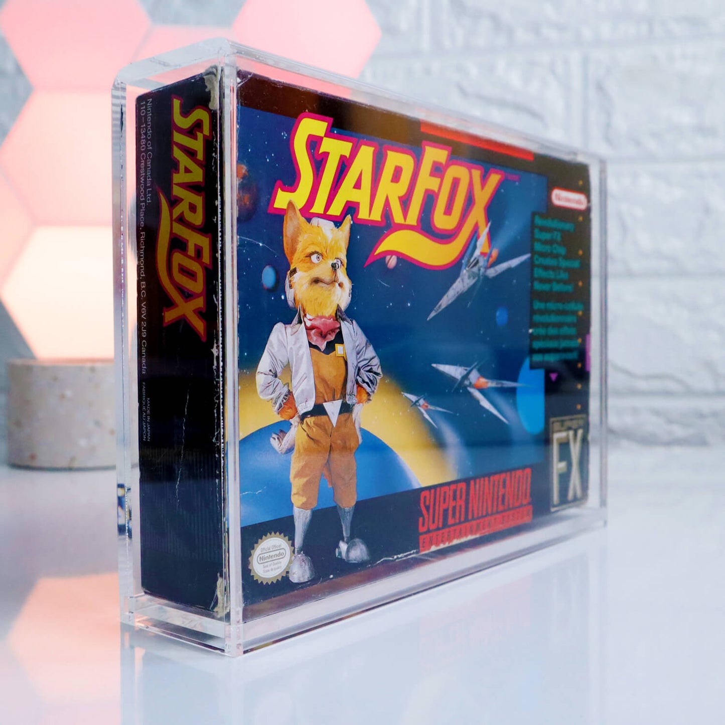 EVORETRO Acrylic Display Protector for SNES Games and N64 Game Box - Pack of 2