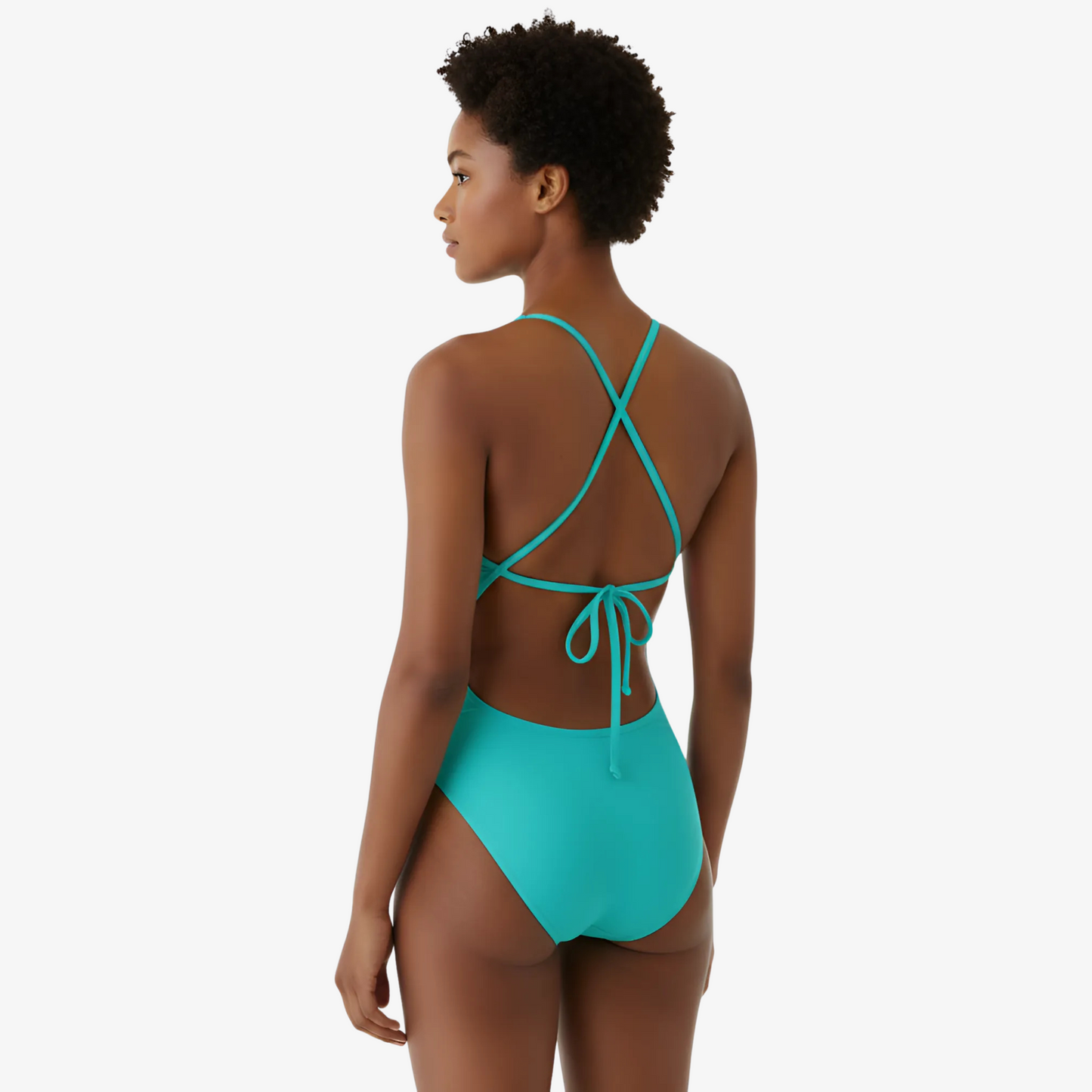 Ocean Tie-Back One-Piece Training Swimsuit by Norca