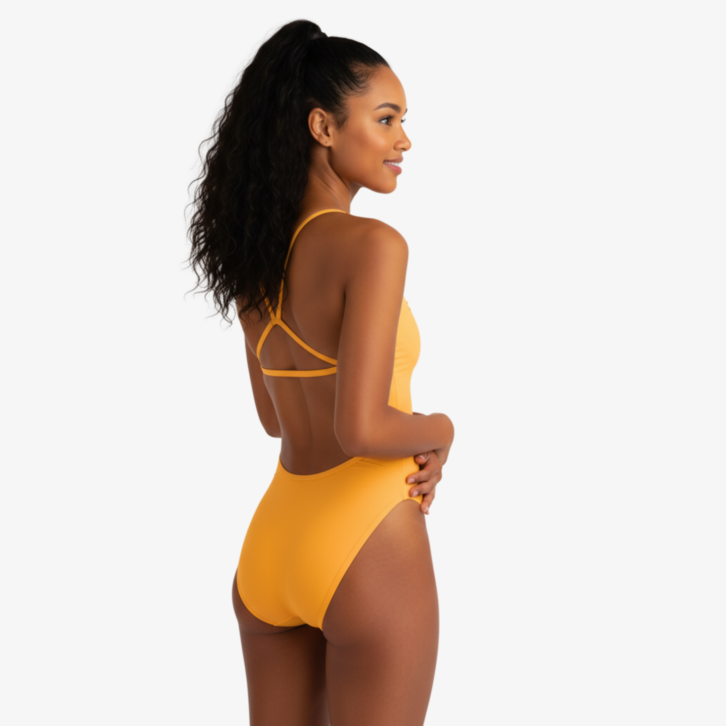 Sunset Open Back Performance Training Swimsuit by Norca