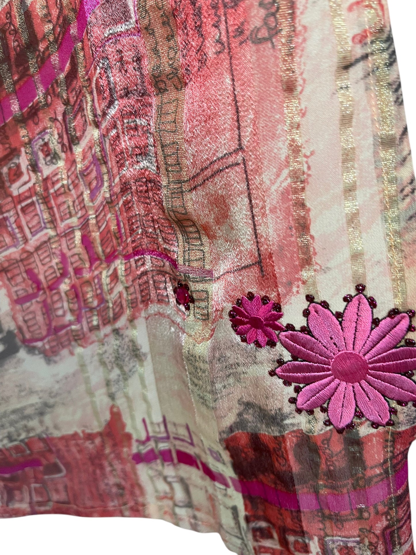 PRG6354 Sheer Avatar Pure Silk Maxi Kaftan