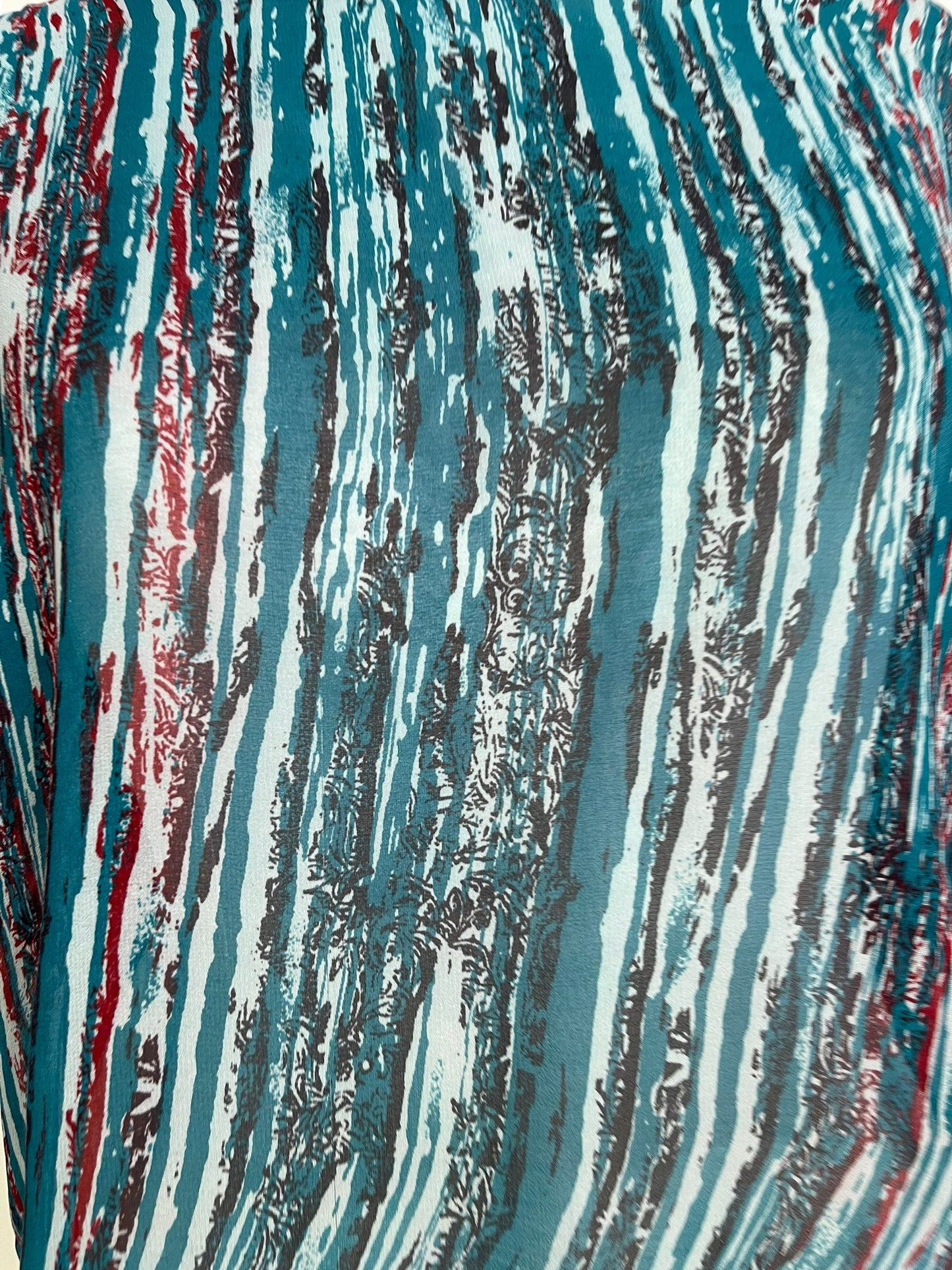 PRG6031 Sheer Avatar Pure Silk Boxy Top