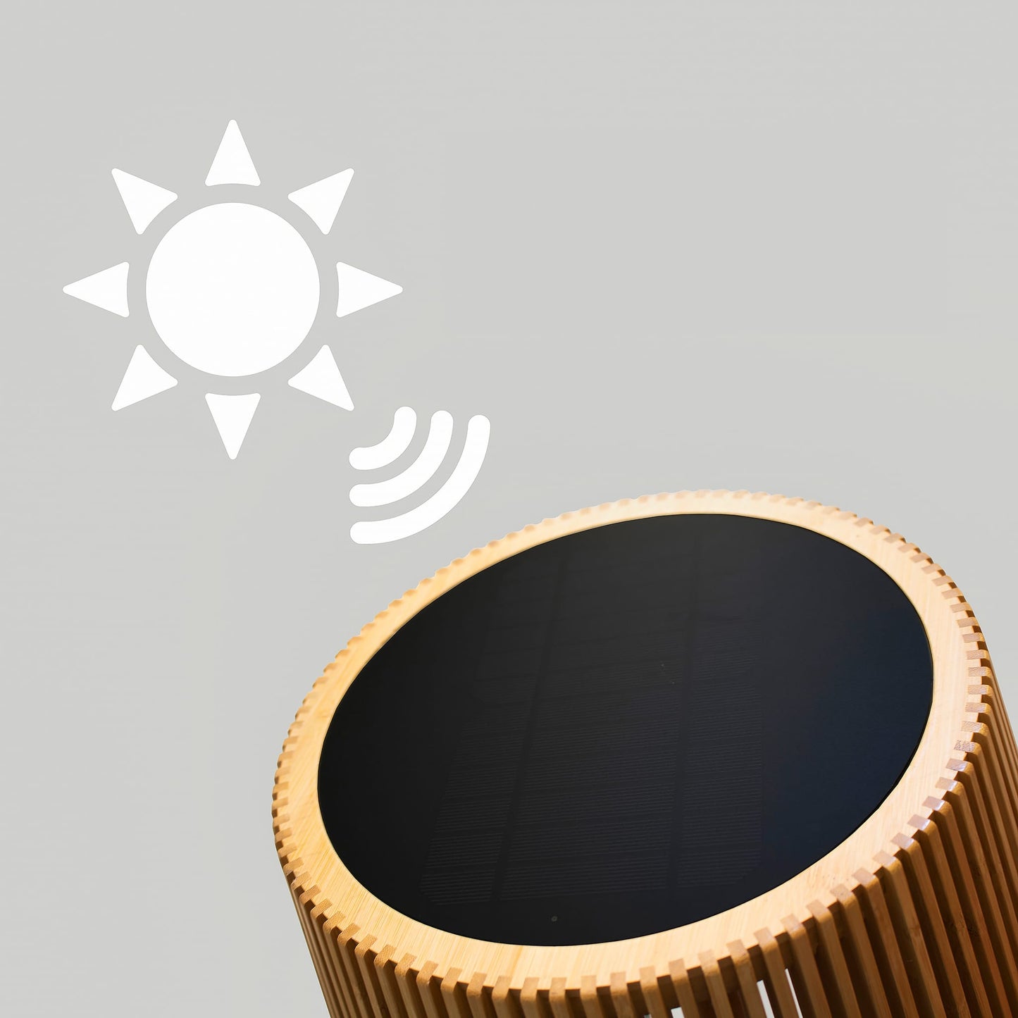 Okinawa<br> Solar-charged Floor Lamp