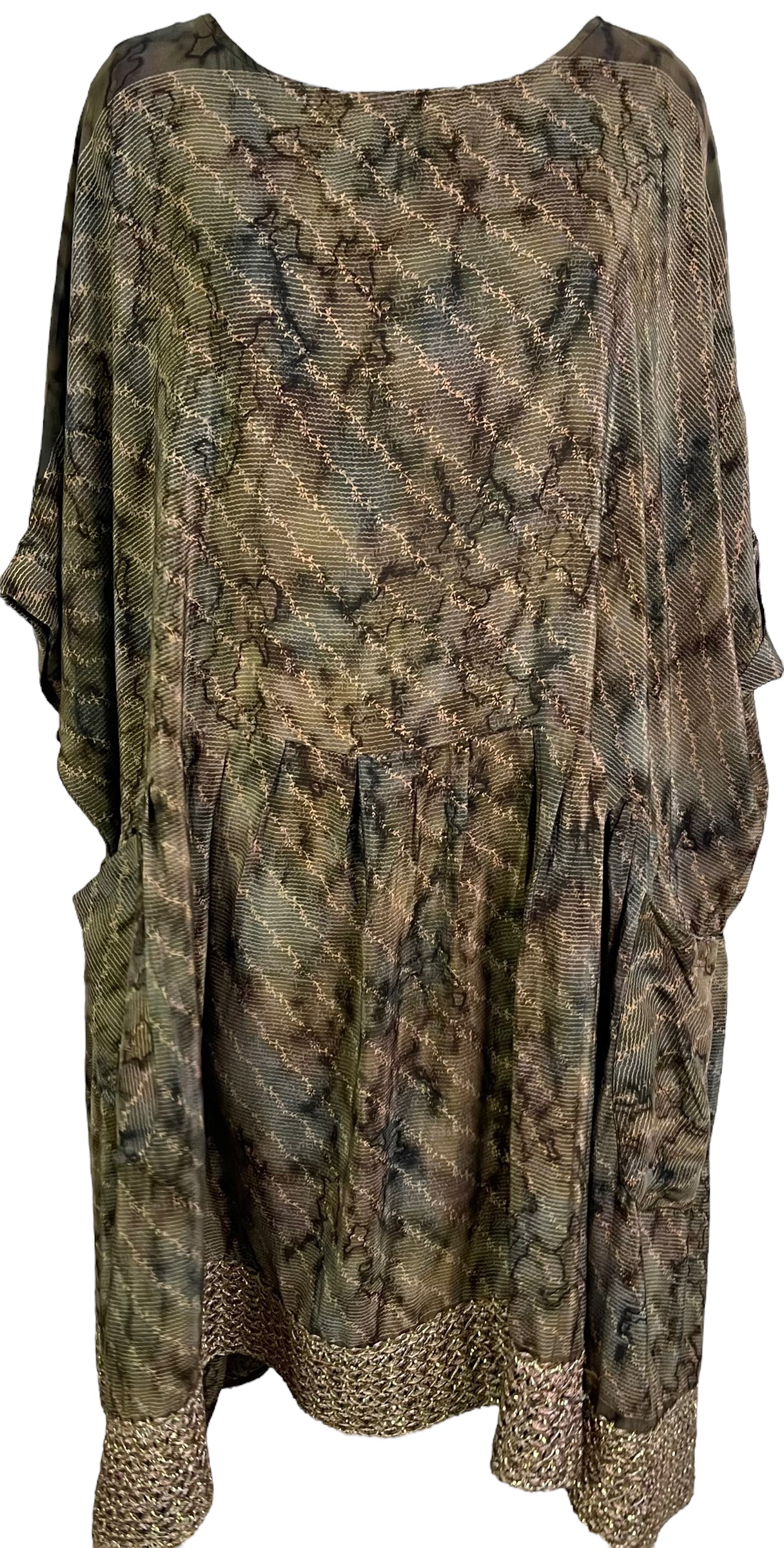 PRC6383 Avatar Pure Silk Boxy Babydoll Dress