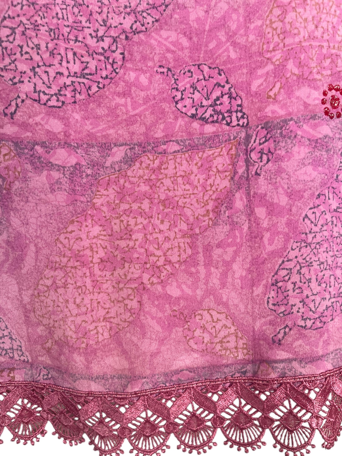 PRC6685 Avatar Pure Silk Side Slit Top