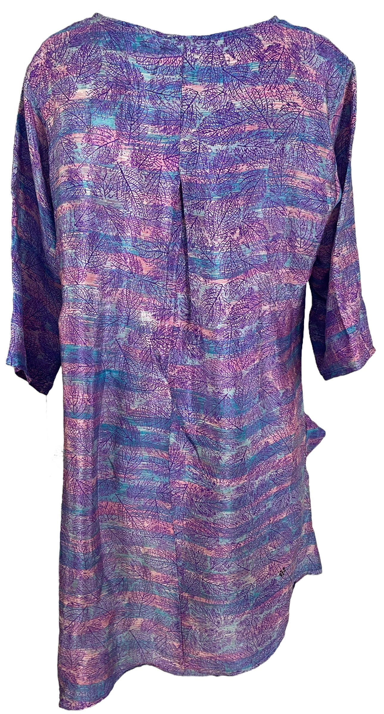 PRC6052 Avatar Pure Silk Self Pocket Tunic Dress