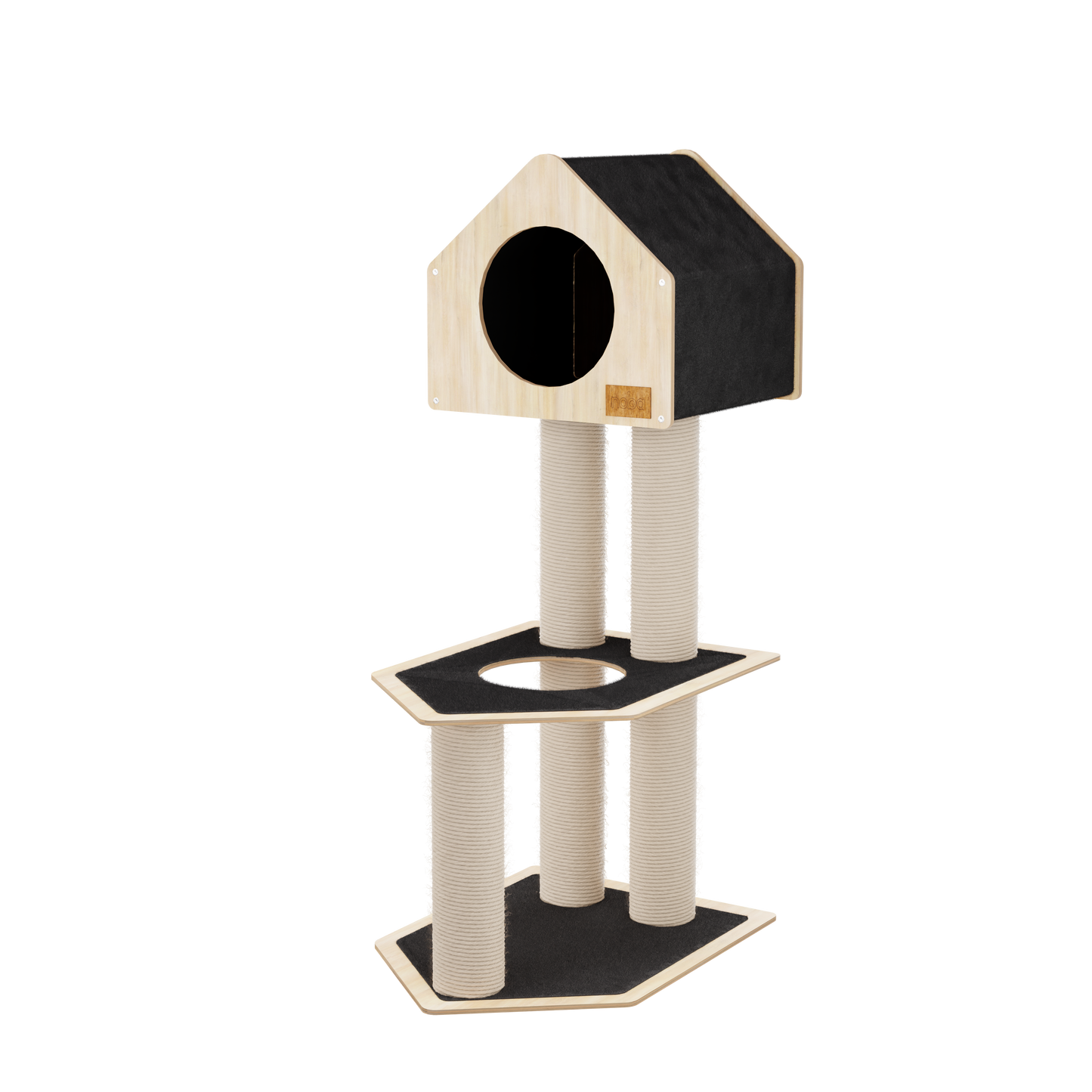 Condo Hideout - 2-Level Deluxe Cat Tree