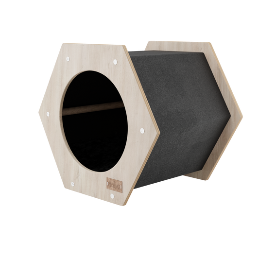 The Hexagone Scratchable Cat House