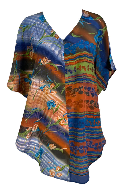 PRC6667 Avatar Pure Silk Waterfall Top