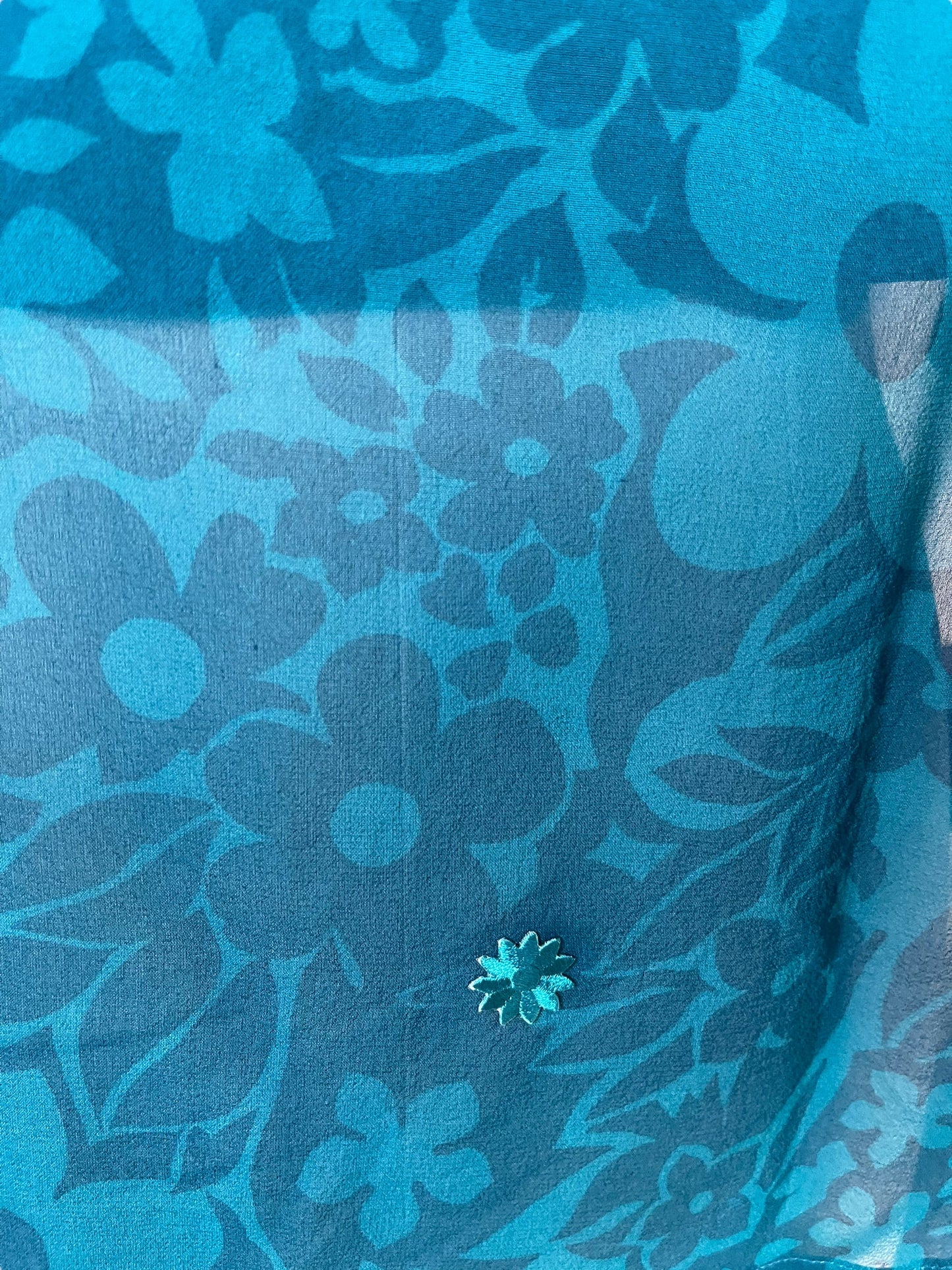 PRG6368 Sheer Avatar Pure Silk Maxi Kaftan