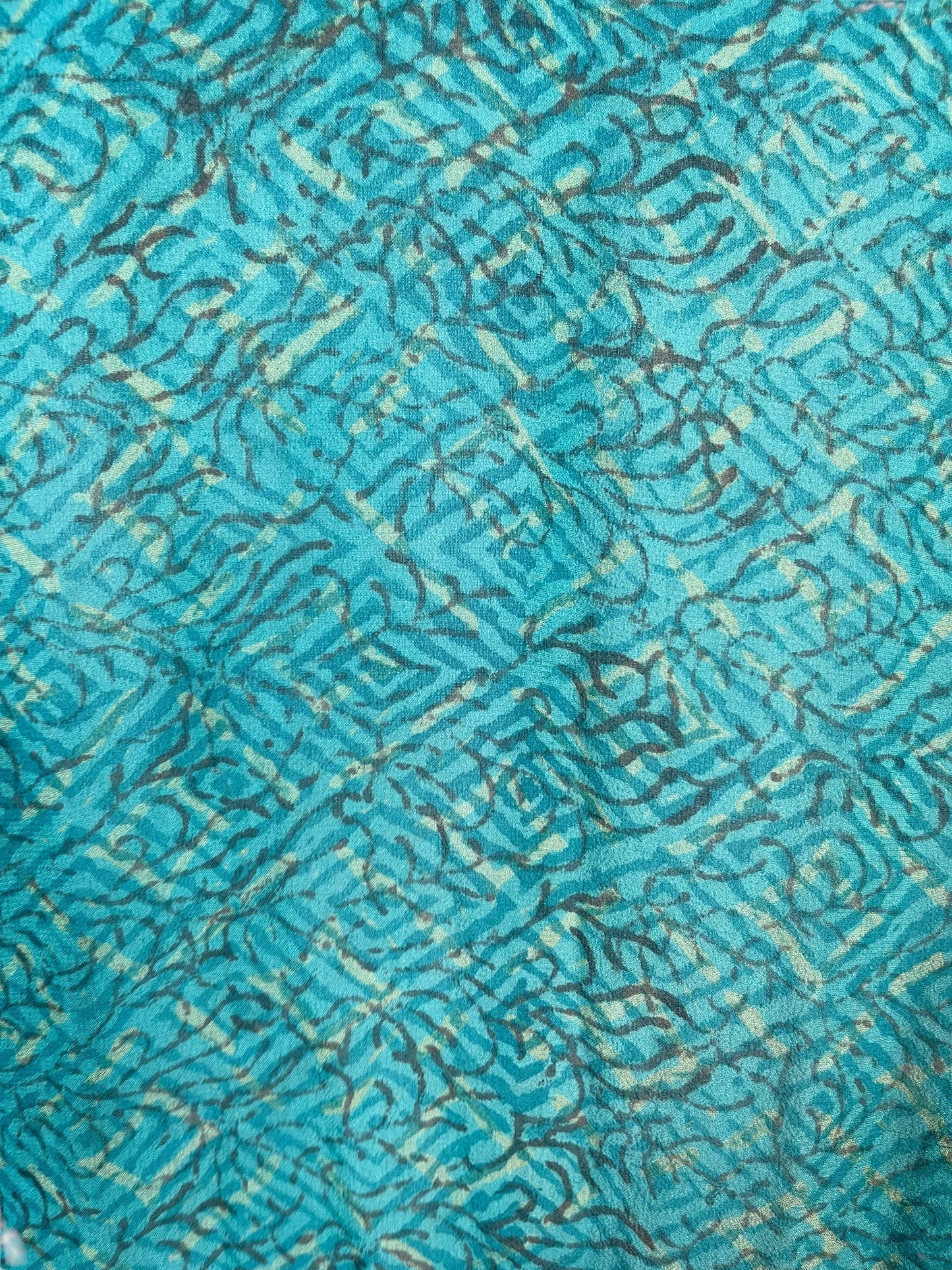 PRG6378 Sheer Avatar Pure Silk Maxi Kaftan