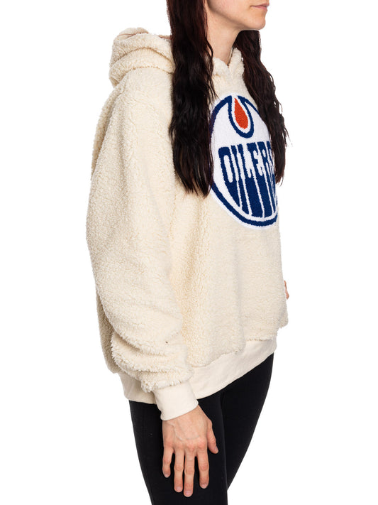 NHL Edmonton Oilers Ladies Sherpa Hoodie
