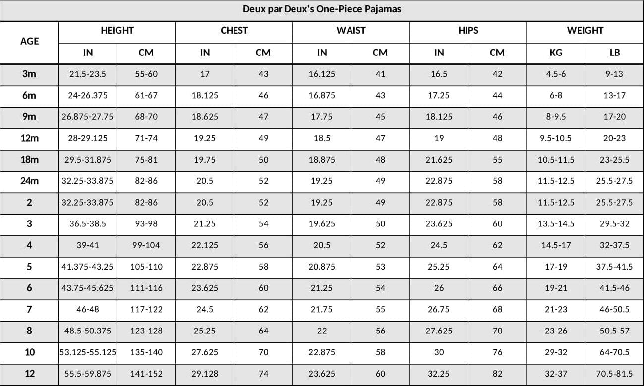 One-Piece Organic Cotton Pajama Black Cookie Print