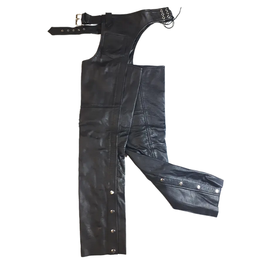 Open Road Coin Pocket Leather Chaps