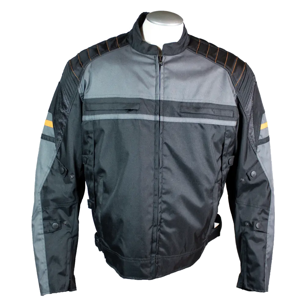 Open Road Men's Armored Textile Motorcycle Jacket
