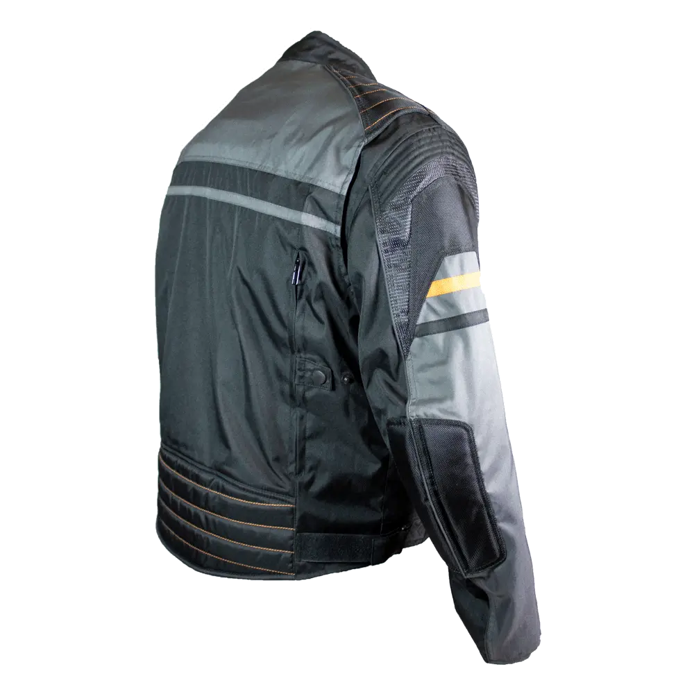 Open Road Men's Armored Textile Motorcycle Jacket