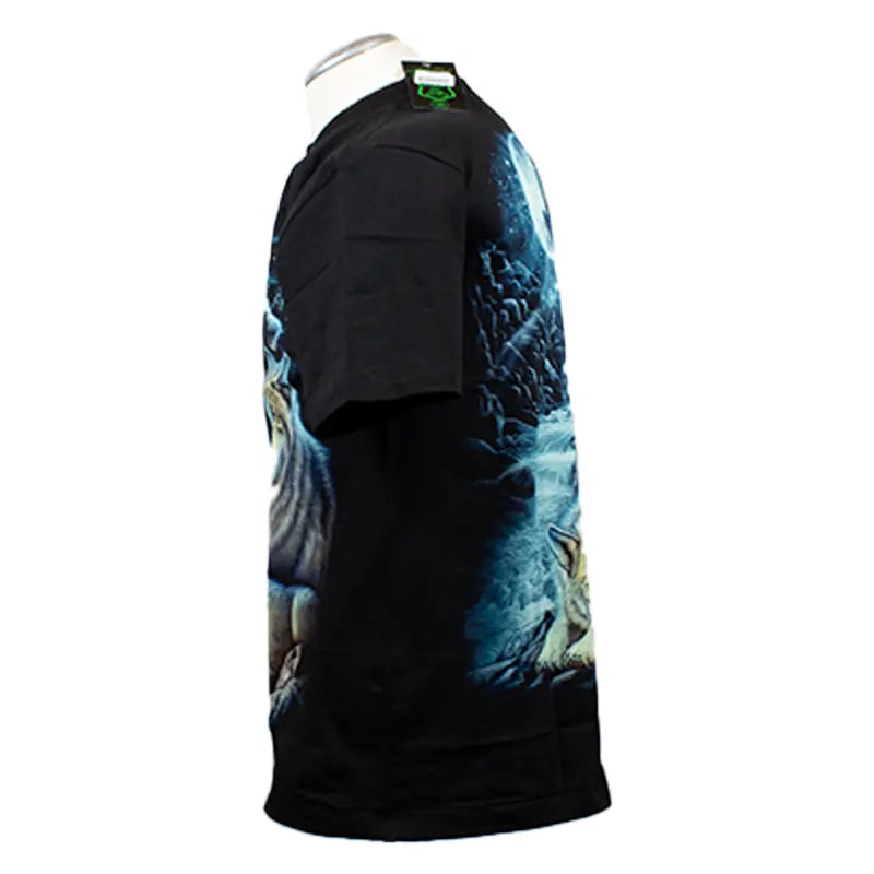 BOL/Open Road Men's Glow In The Dark Howling Wolf T-Shirt