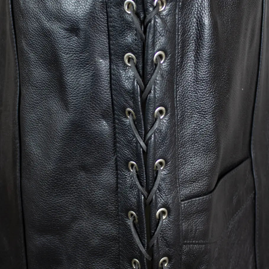 Open Road Men's Lace Side Leather Vest