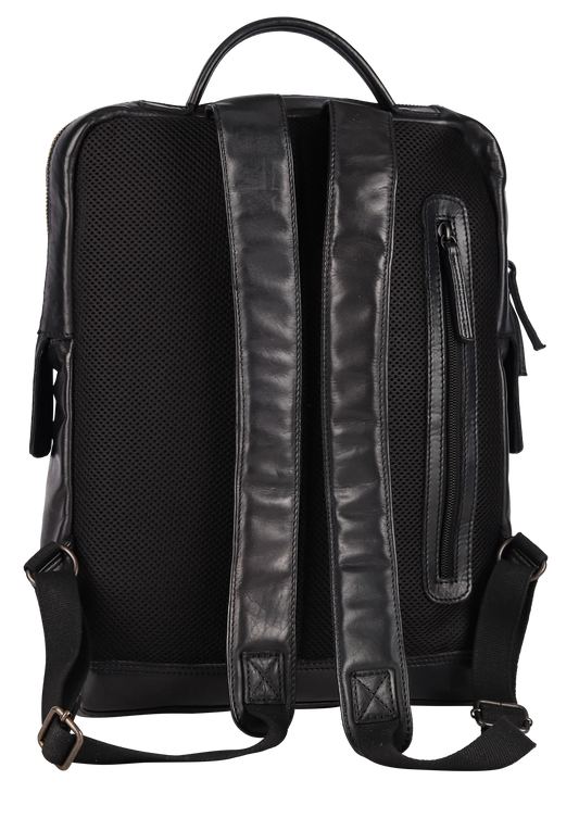 MET Two Strap Adjustable Leather Backpack