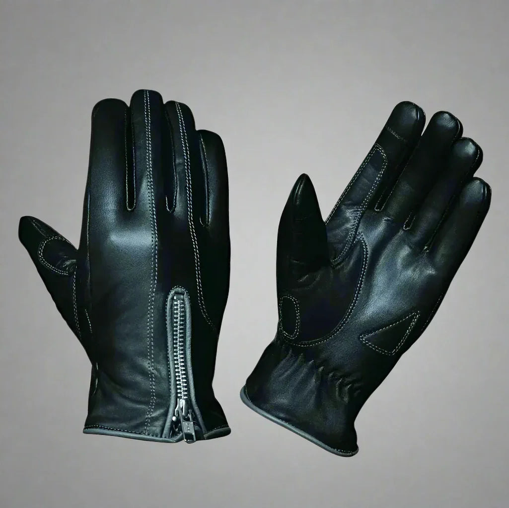 Open Road Women's Leather Motorcycle Gloves