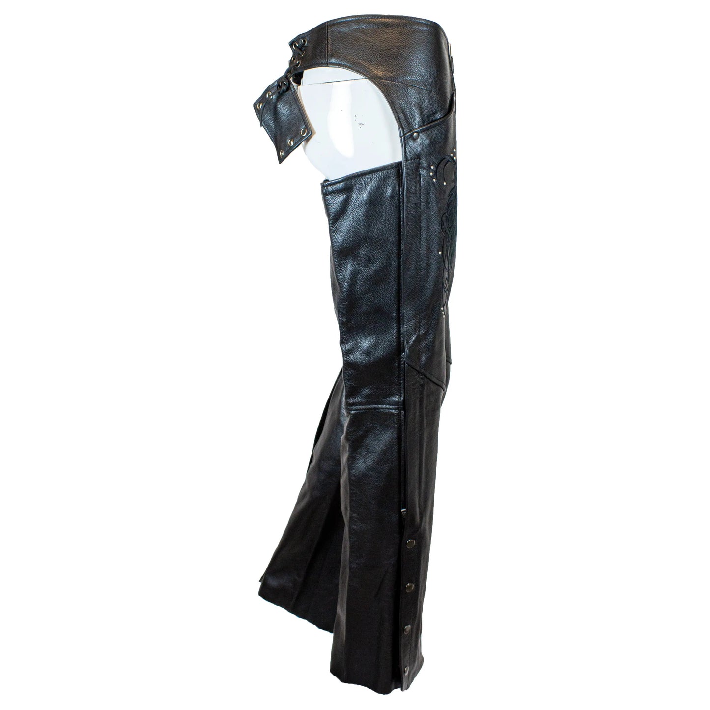 BOL/Open Road Women's Suede Wing Design Leather Chaps