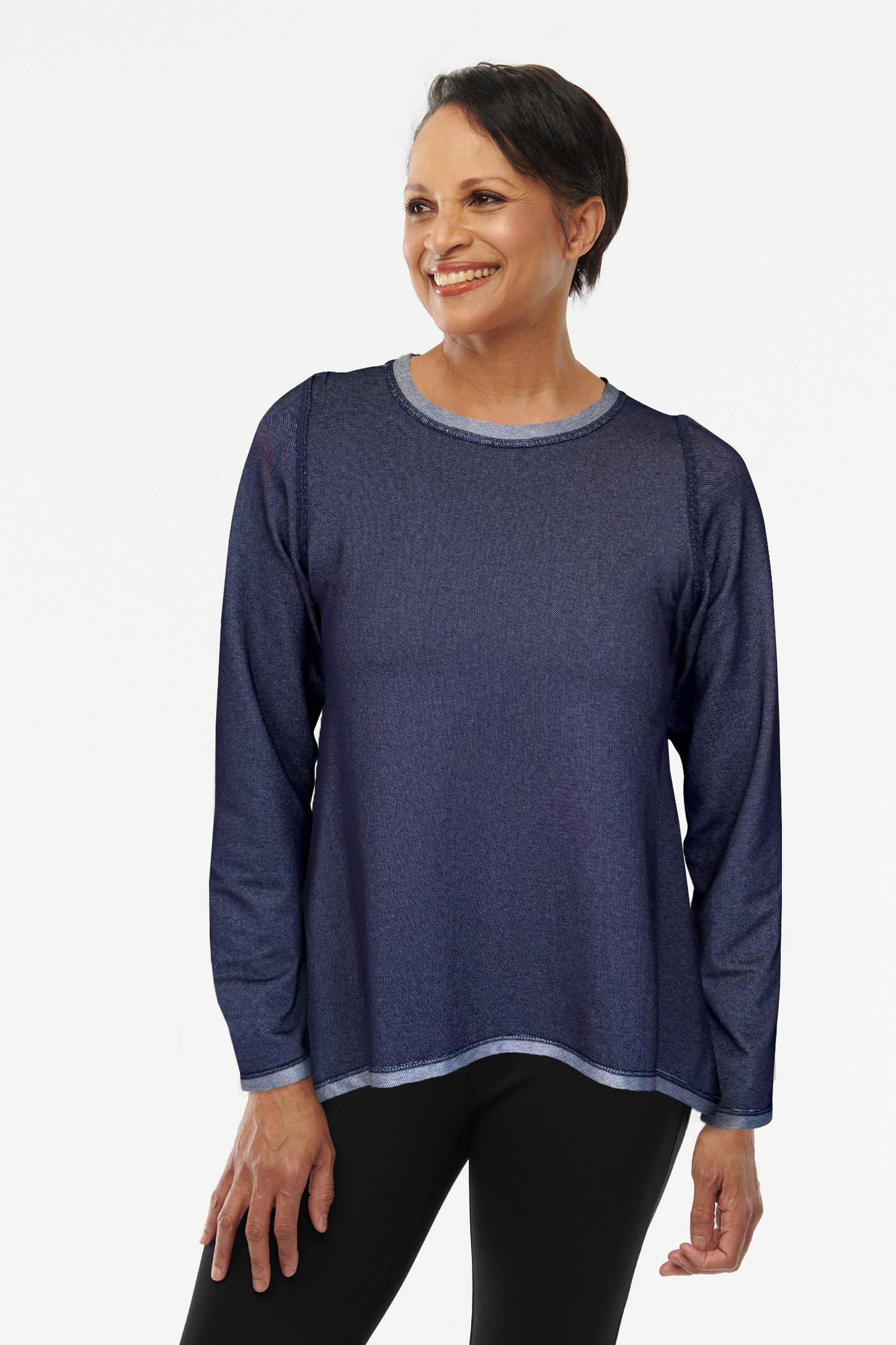 Orly Reversible Long Sleeve Top