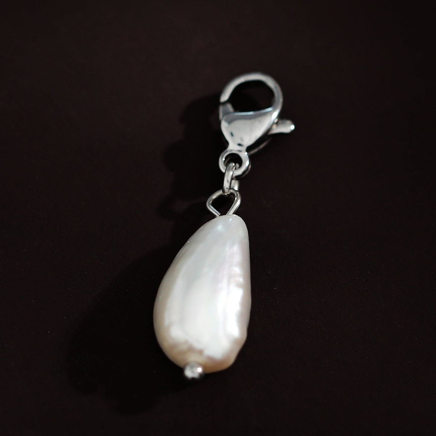 GEMMA: Freshwater Pearl Charm Silver