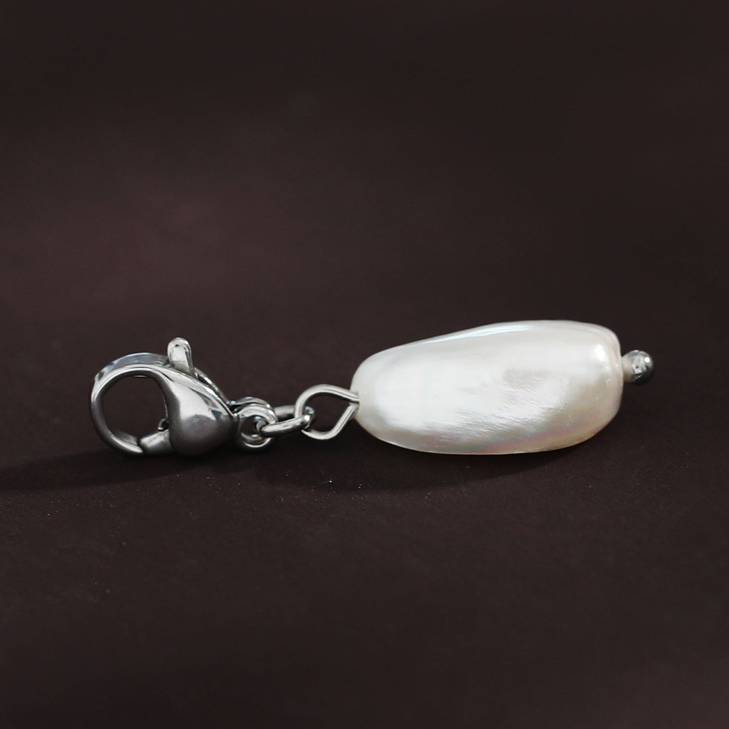 GEMMA: Freshwater Pearl Charm Silver