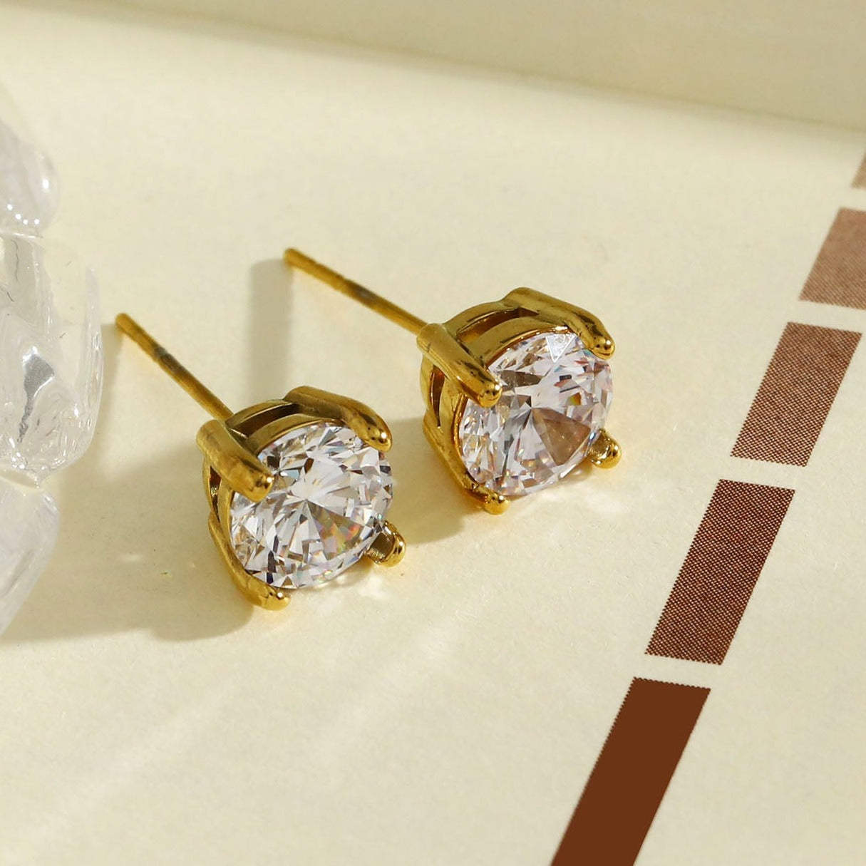 CODI Gold: Moissanite (Diamond Alternative) Essential Daily Studs
