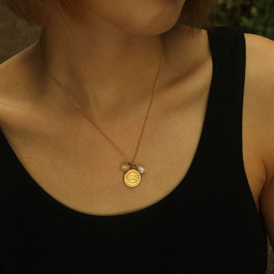 IZABELLA Vintage Charms Necklace