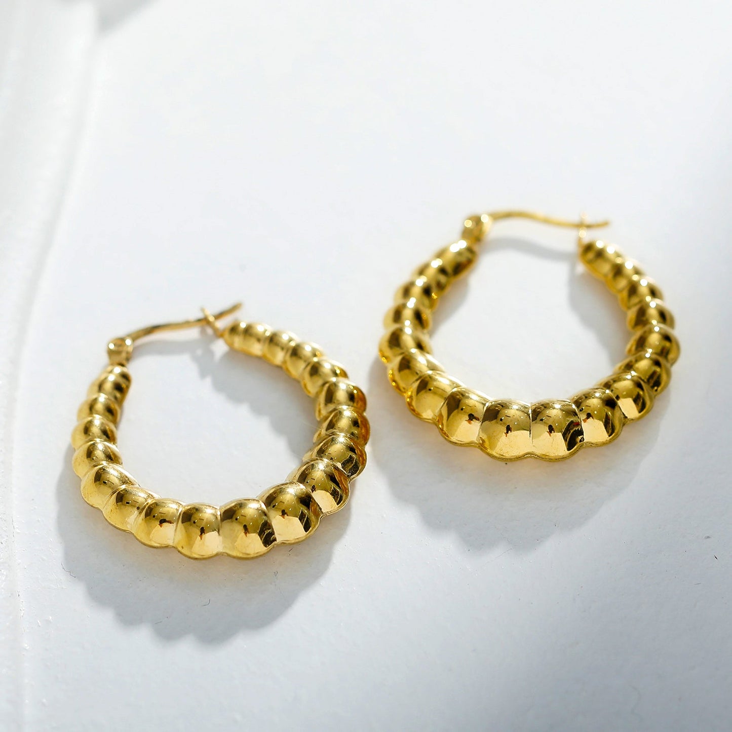 ANYA 72201G Croissant Hoops Gold