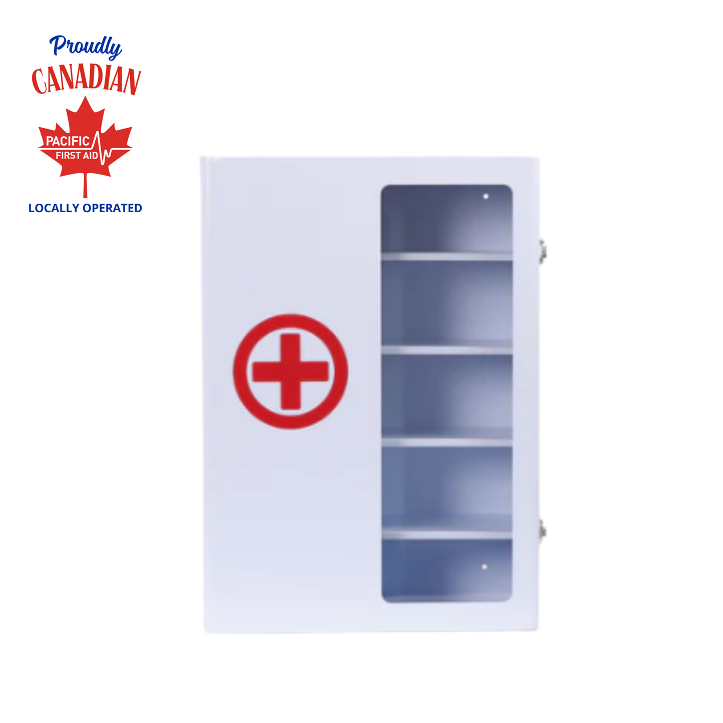 Metal Red Label First Aid Cabinet