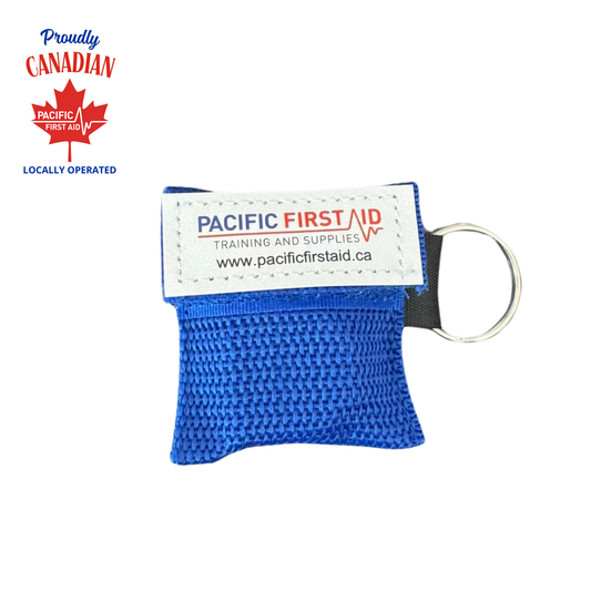 PFA CPR Face Shield Pocket Cloth Case Keychain
