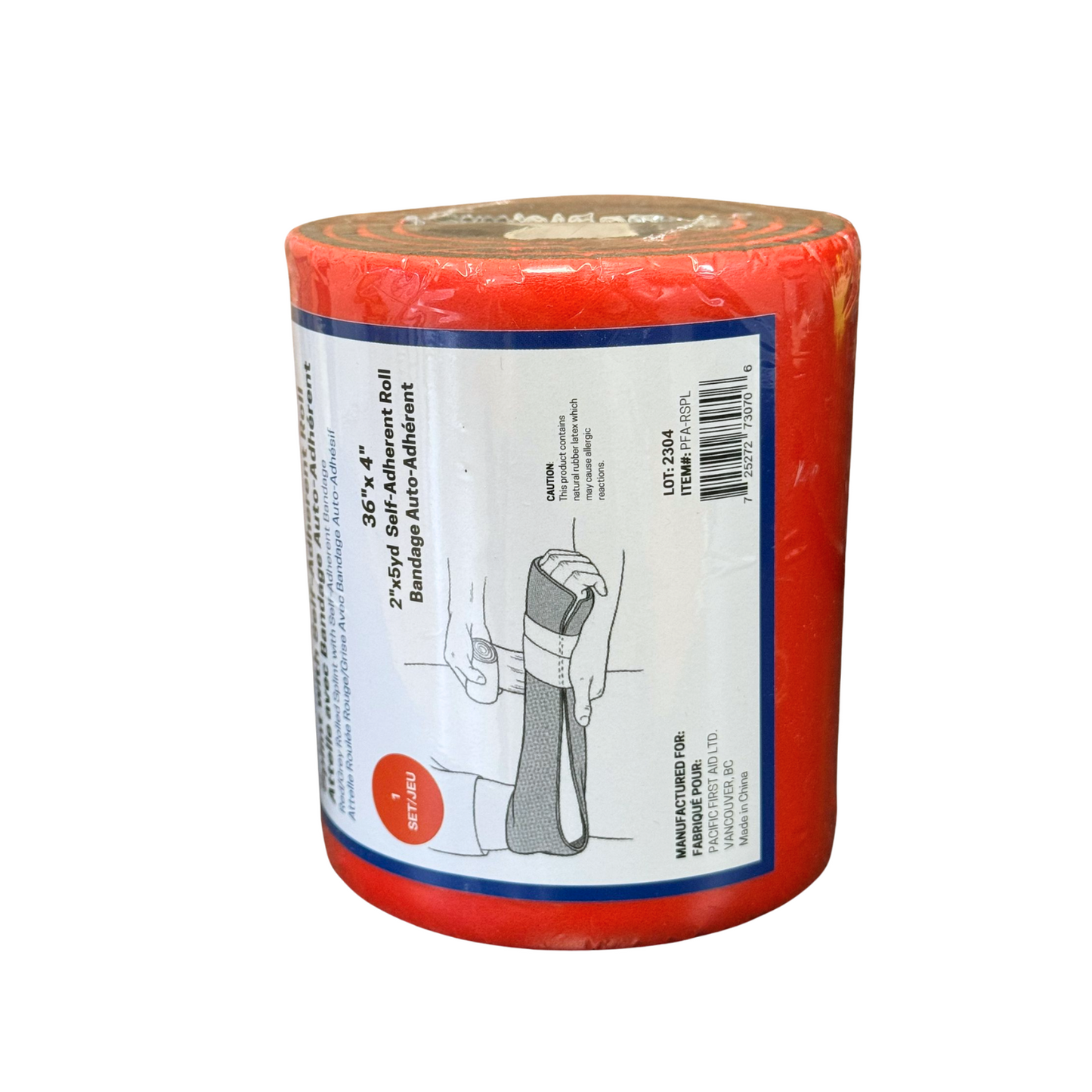 Splint with Adherent Wrap 36" x 4"