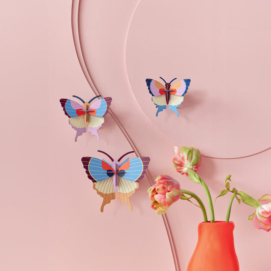 Plum Fringe Butterflies<br> Set of 3