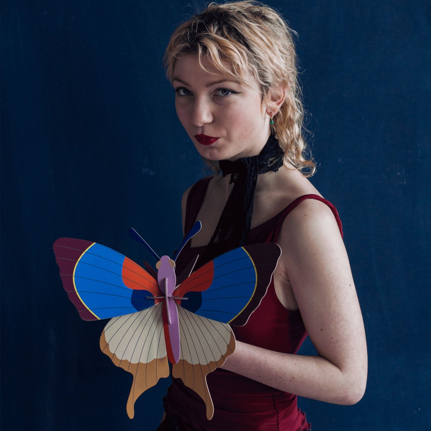 Plum Fringe Butterfly