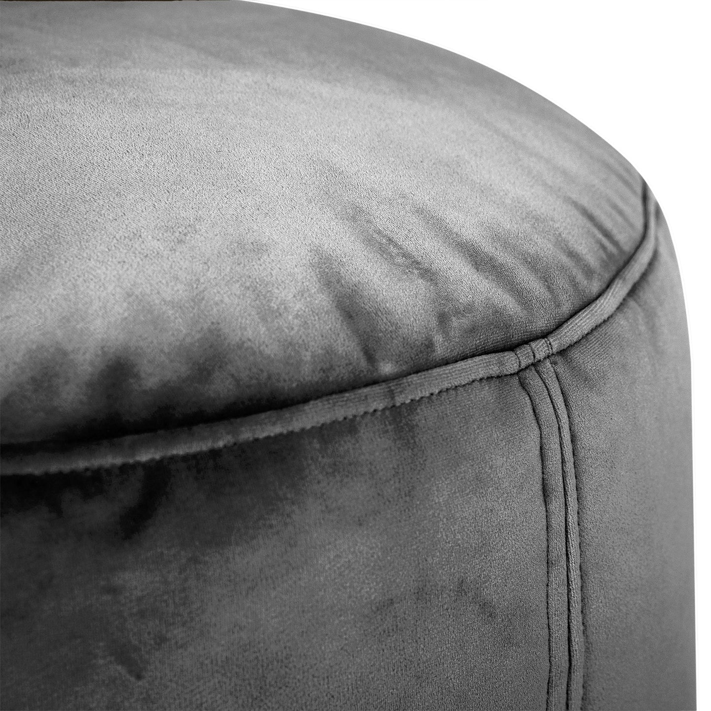 Point Velvet Ottoman & Footrest<br> Indoor Use