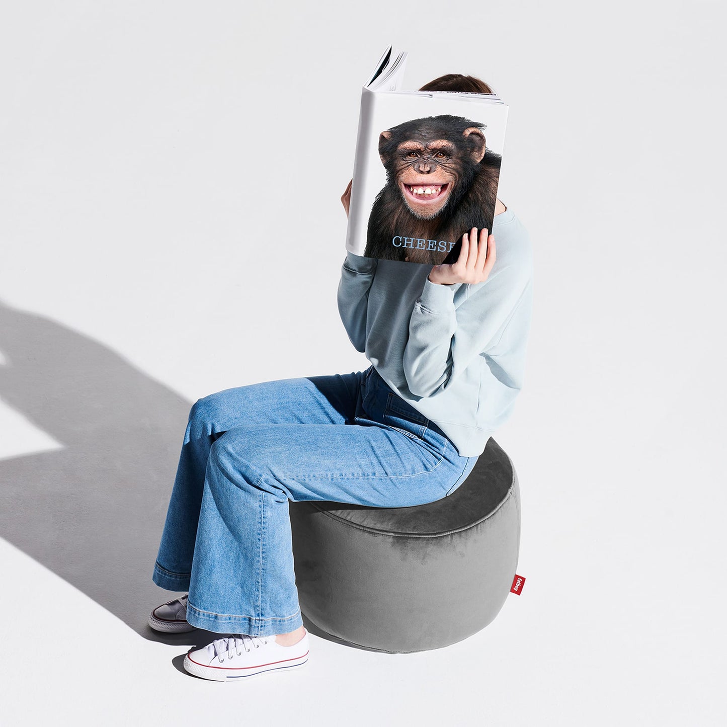 Point Velvet Ottoman & Footrest<br> Indoor Use