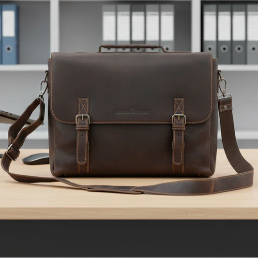 Greenwood Leather Laptop Bag