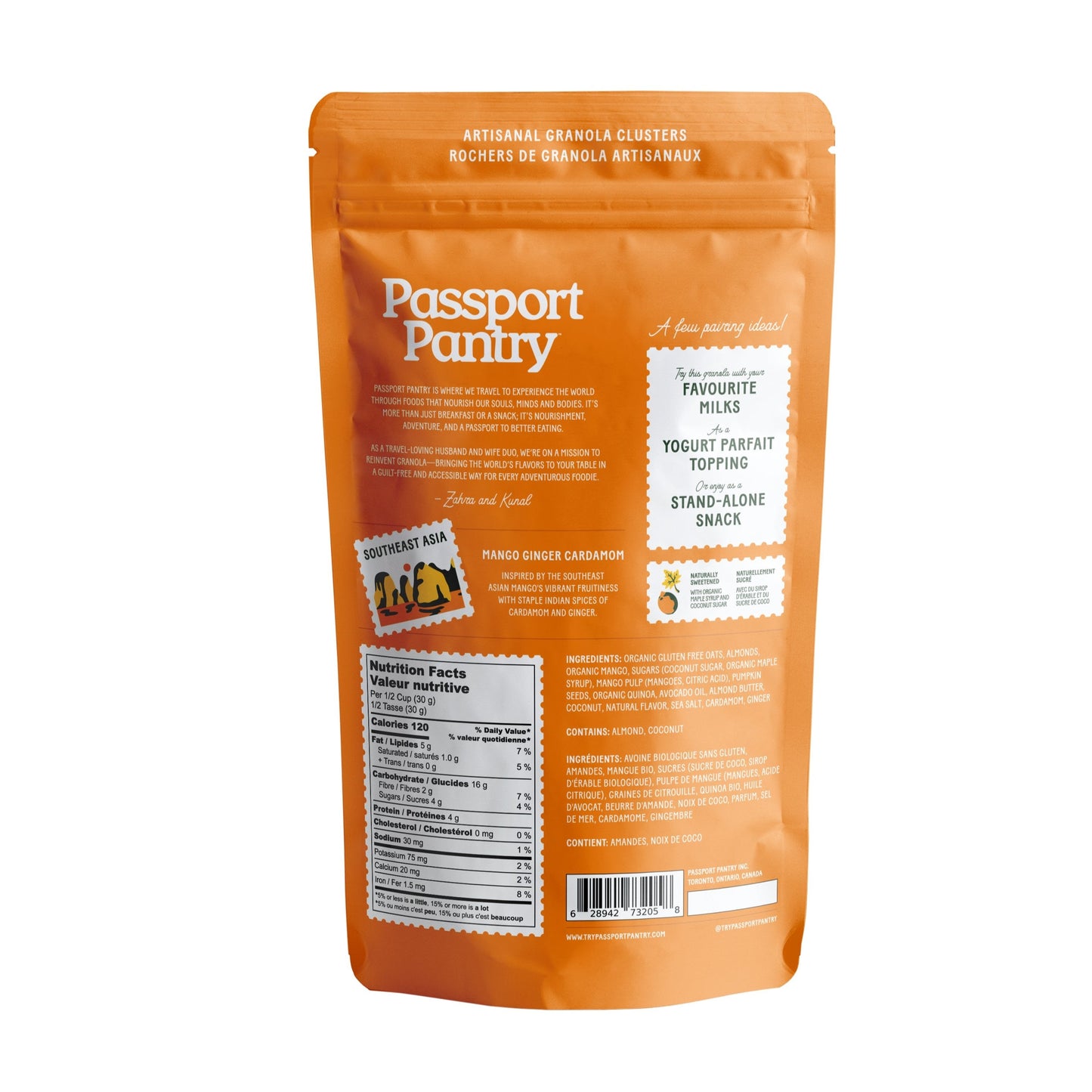 Mango Ginger Cardamom | Granola Clusters