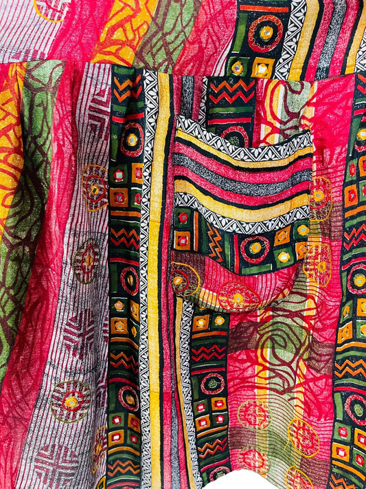 PRC7447 Avatar Pure Silk Boxy Babydoll Dress