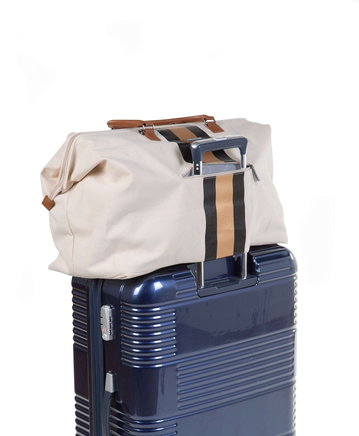 Chic Stripes Canvas Mommy Bag