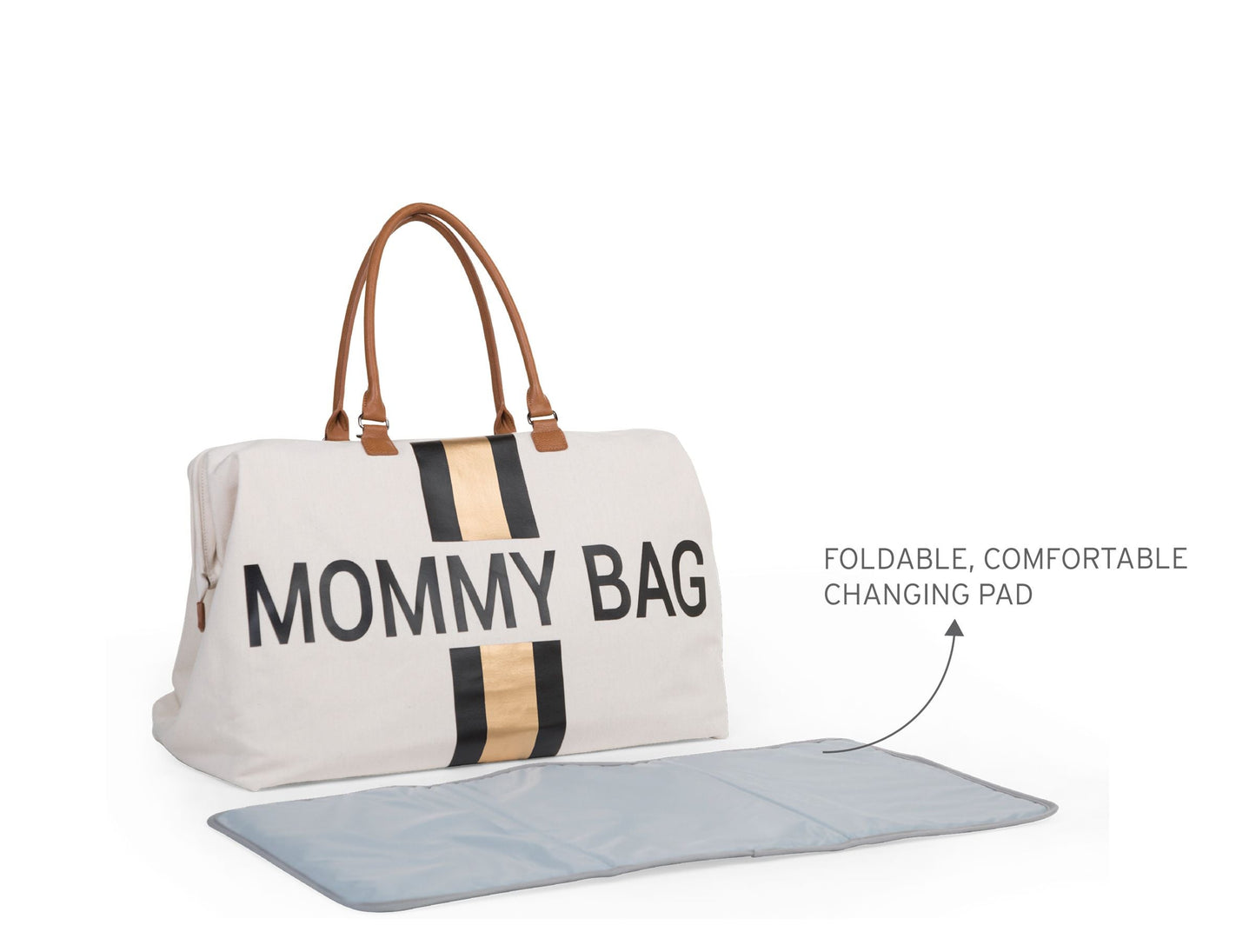 Chic Stripes Canvas Mommy Bag