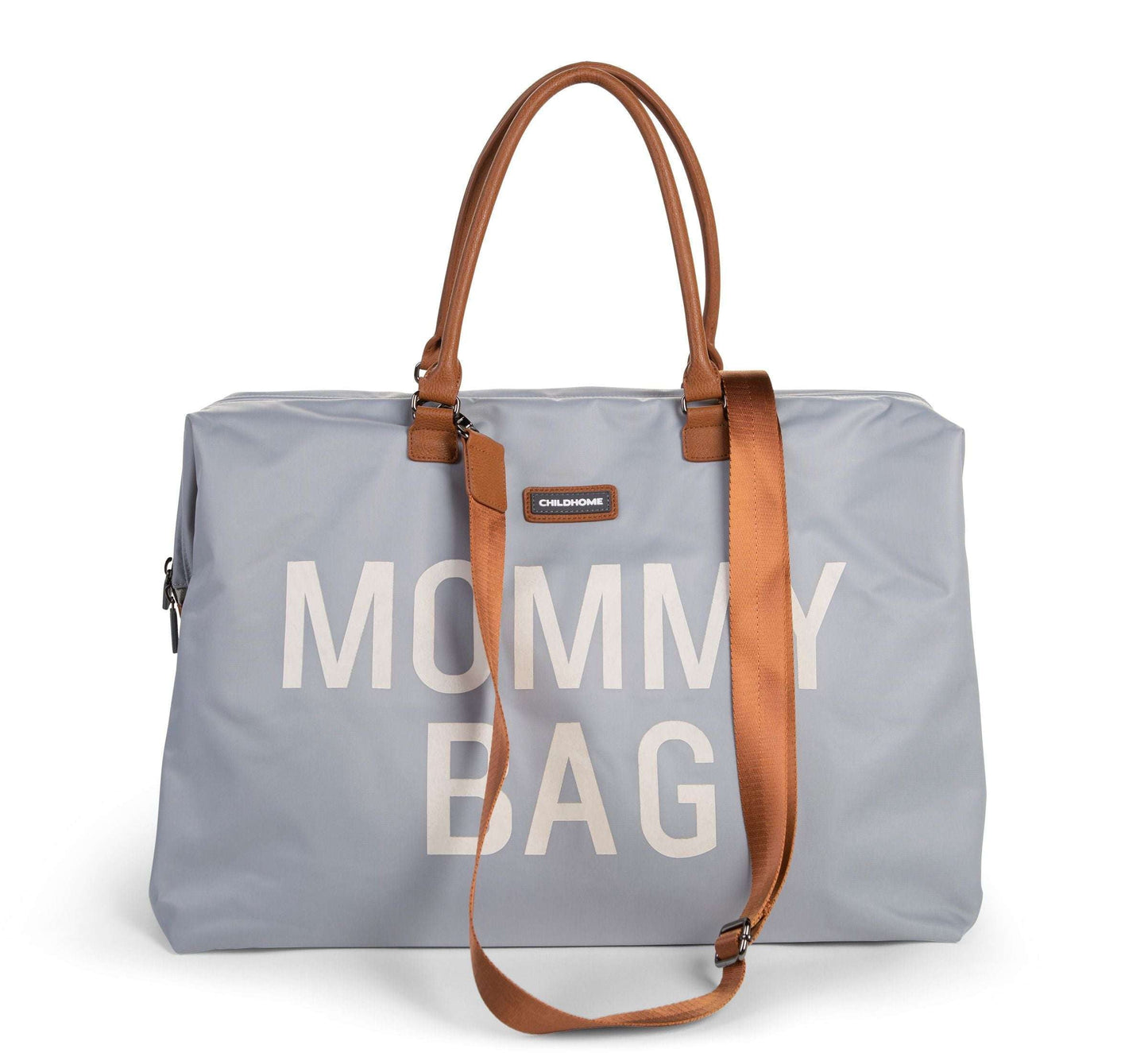 Effortlessly Stylish Grey Mommy Bag