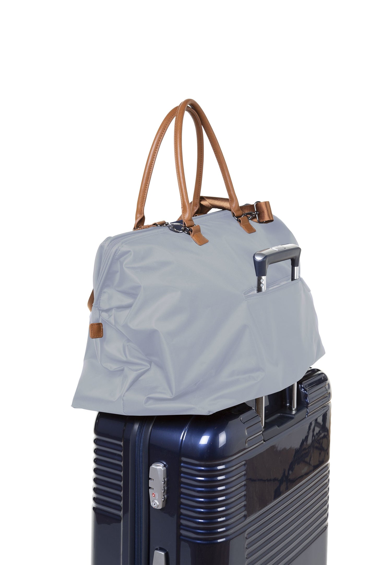 Effortlessly Stylish Grey Mommy Bag