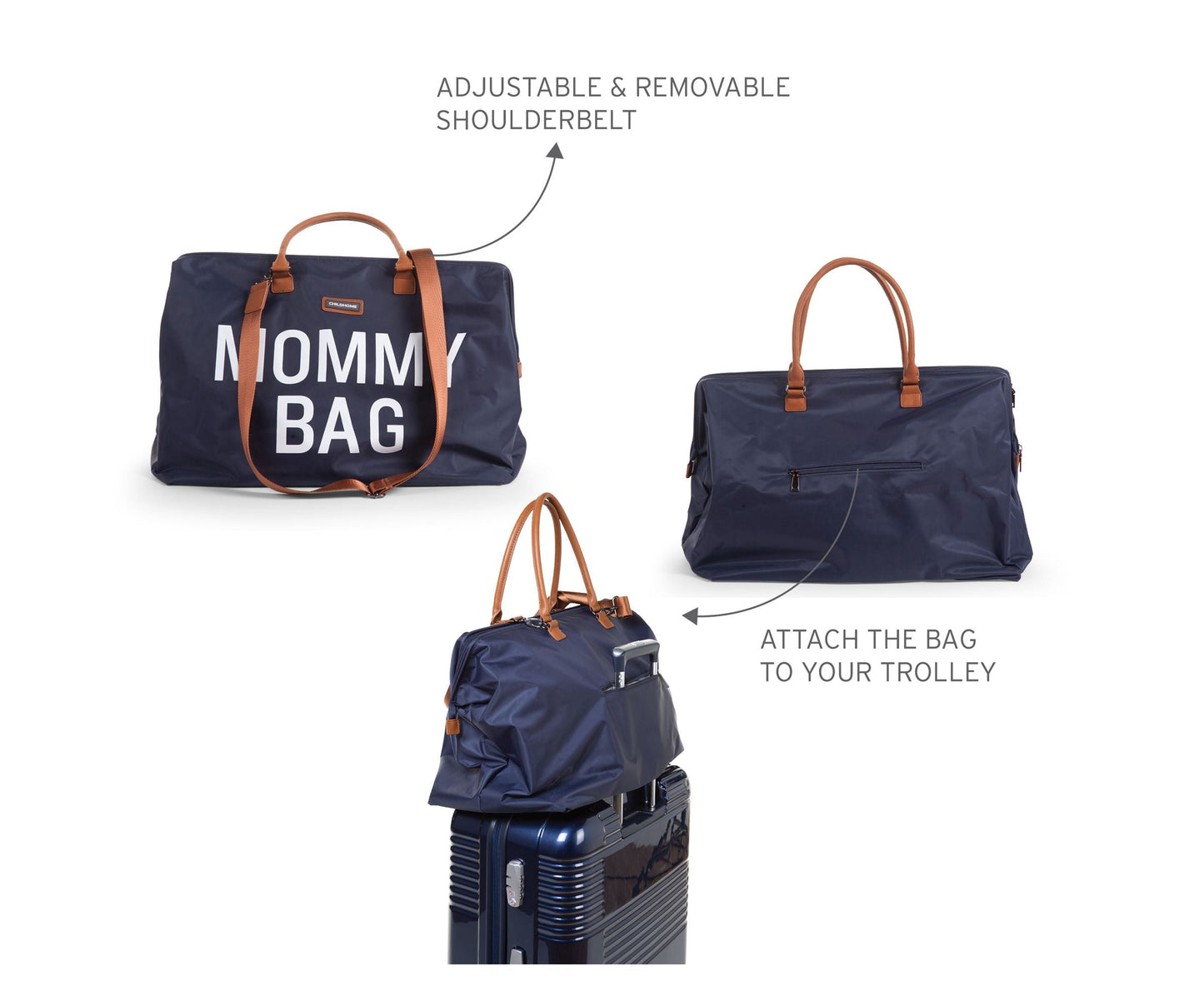Dependable Navy Mommy Bag