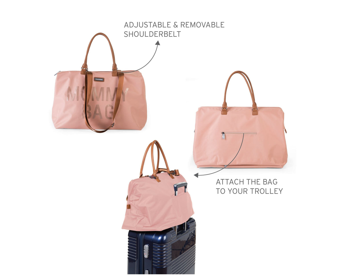 Joyful Pink Adventures Mommy Bag