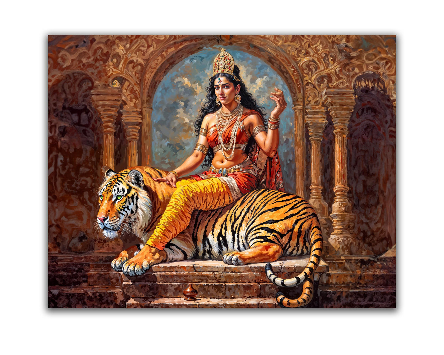 Wall Art -Parvati Canvas Print -Indian Art