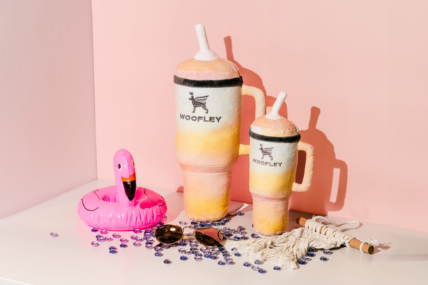 NEW LIMITED EDITION Pawty Animals Eco-Friendly Woofley Tumbler Dog Toy - Small